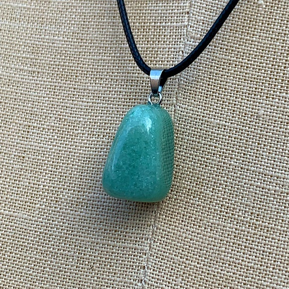 Hand Crafted Jewelry - Handmade Genuine Stone Chunk Amulet Necklace